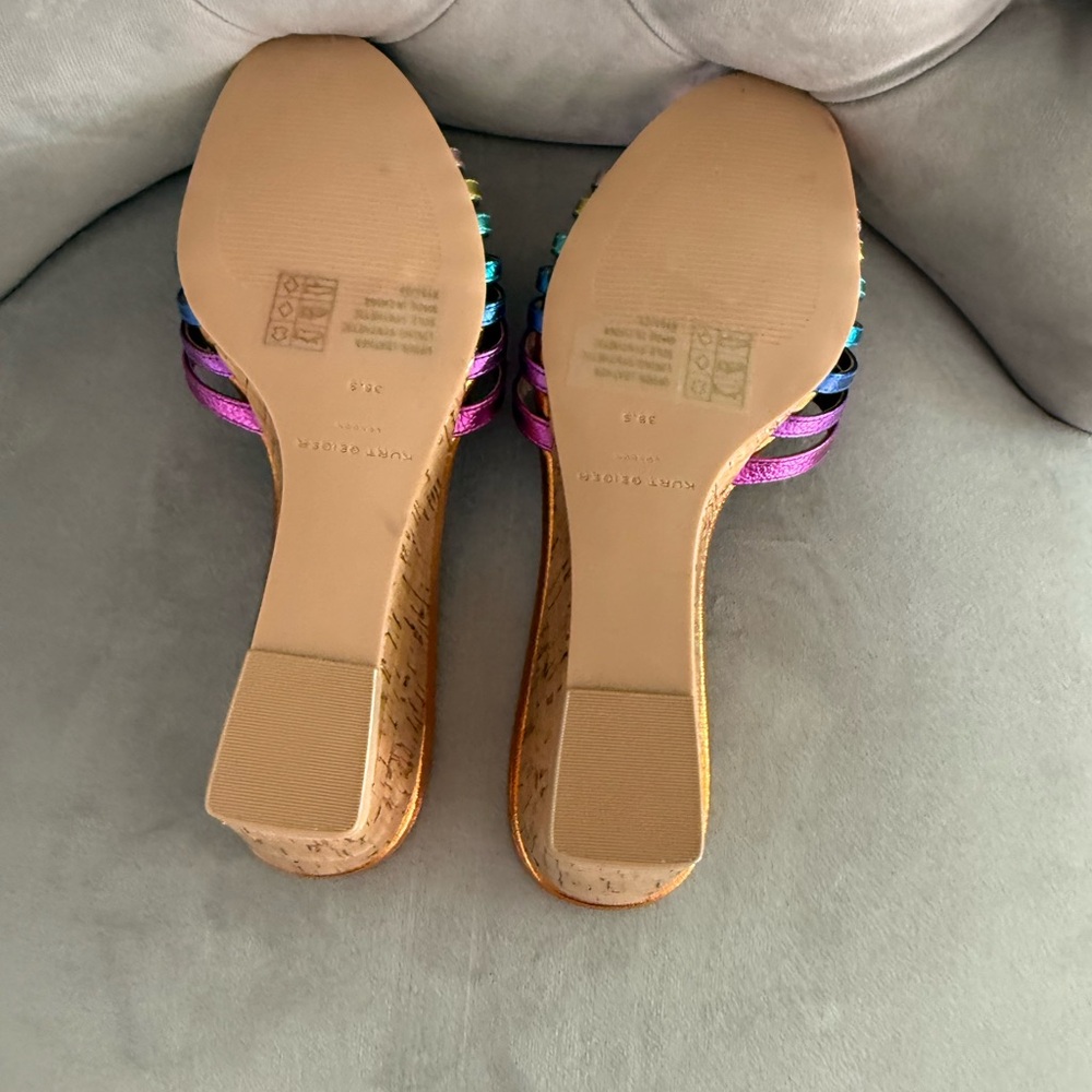 Kurt Geiger Multicolor Wedge Sandals - Picture 4 of 4